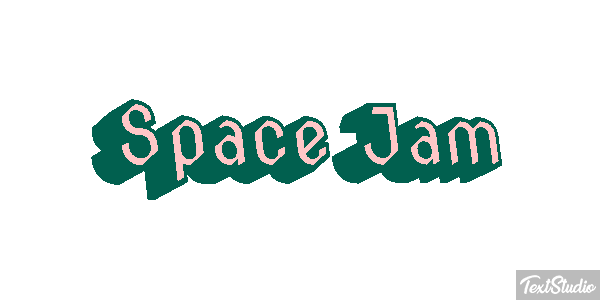 Space Jam Text effect