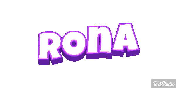 Rona Effetto testo