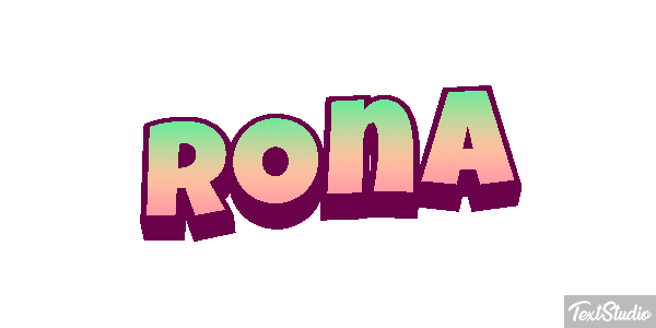 Rona Effetto testo