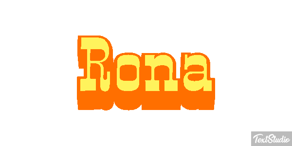 Rona Effetto testo