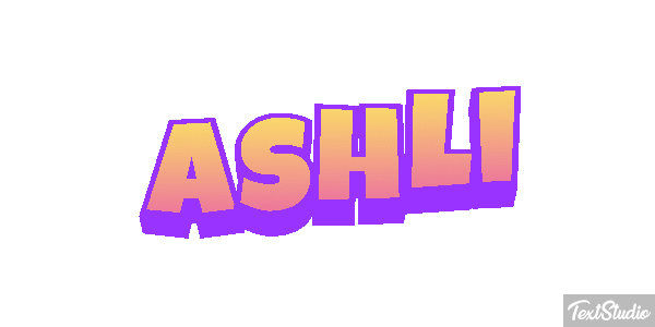 Ashli Text effect