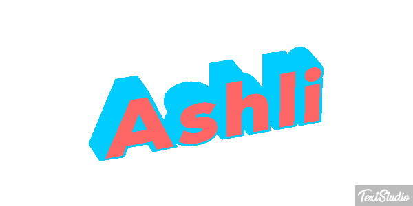 Ashli Text effect