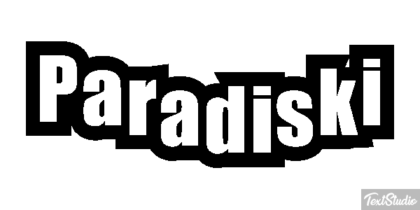Paradiski Effetto testo