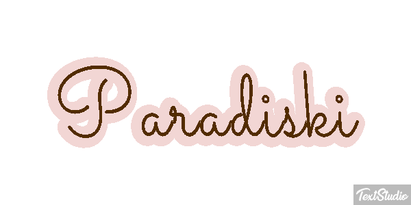 Paradiski Effetto testo