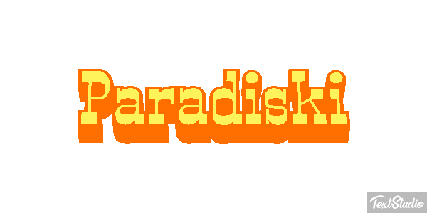 Paradiski Effetto testo