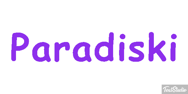 Paradiski Effetto testo