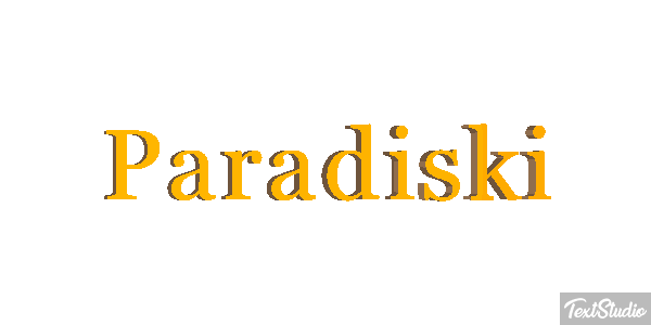 Paradiski Effetto testo