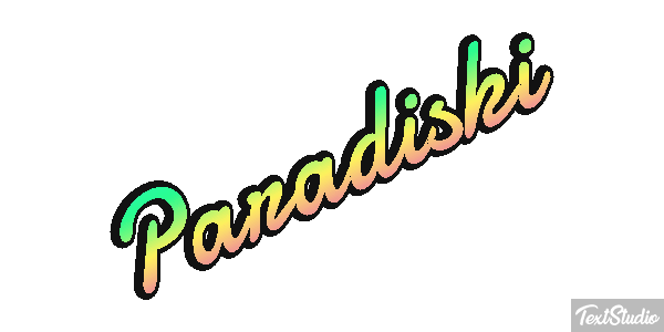 Paradiski Effetto testo
