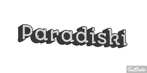 Paradiski Effetto testo