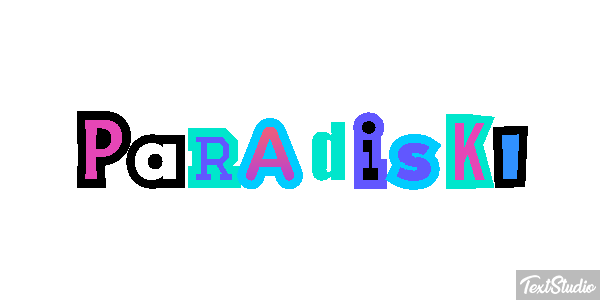 Paradiski Effetto testo