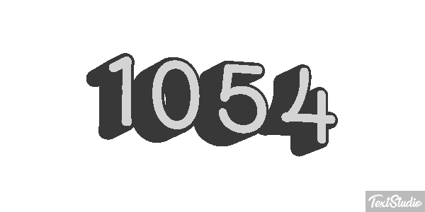 1054 Tekst effect
