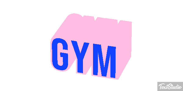 Gym Text effect