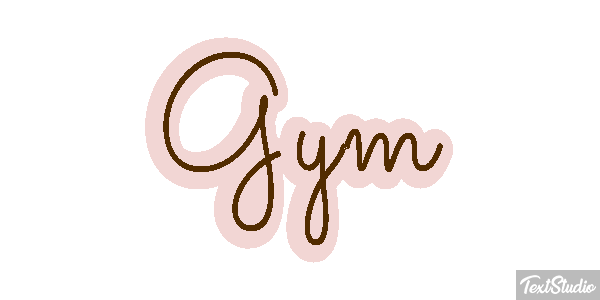 Gym Text effect