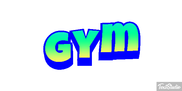 Gym Text effect