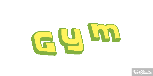 Gym Text effect
