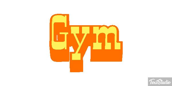 Gym Text effect