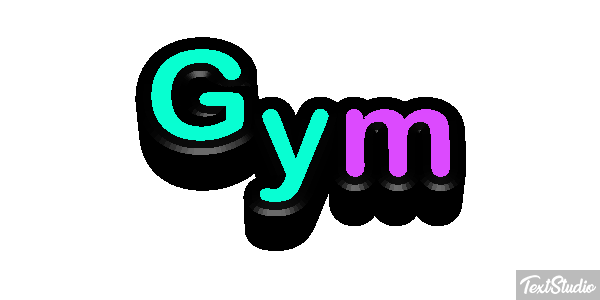 Gym Text effect