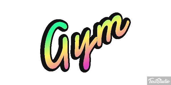 Gym Text effect