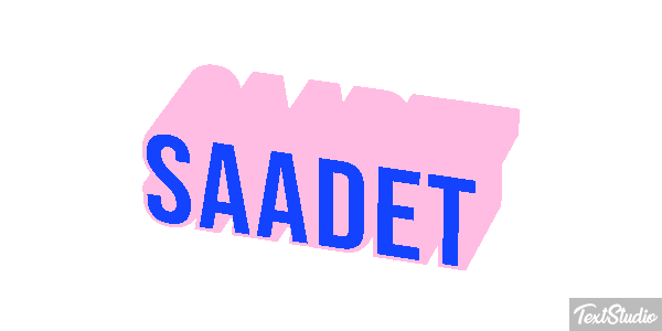 Saadet Efecto de texto