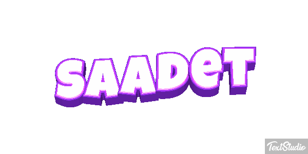 Saadet Efecto de texto