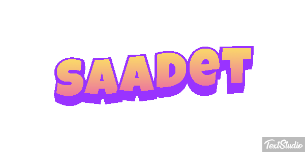 Saadet Efecto de texto