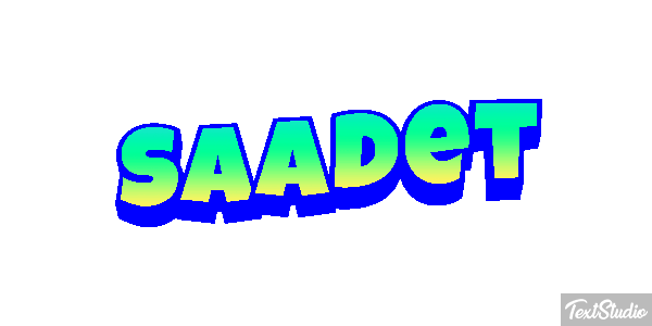 Saadet Efecto de texto