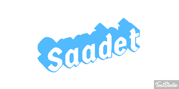 Saadet Efecto de texto