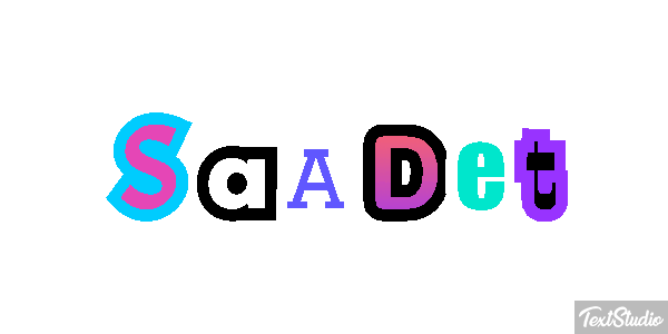 Saadet Efecto de texto