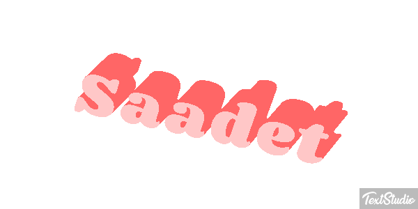Saadet Efecto de texto