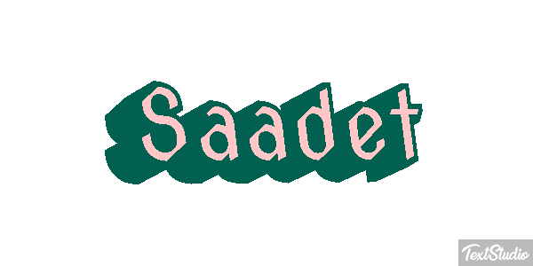Saadet Efecto de texto