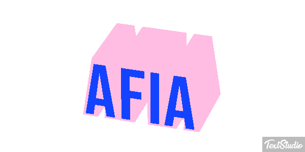 Afia Text effect