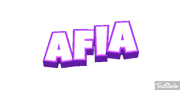 Afia Text effect
