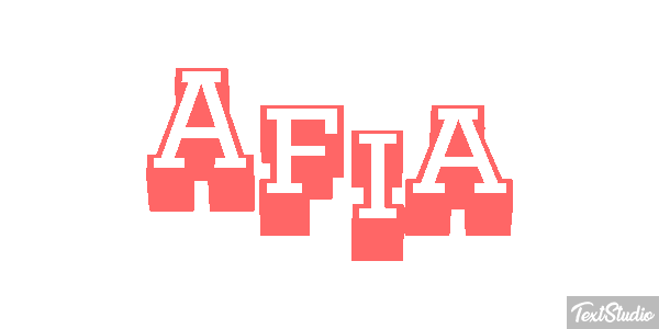 Afia Text effect