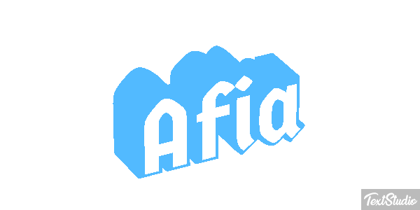 Afia Text effect