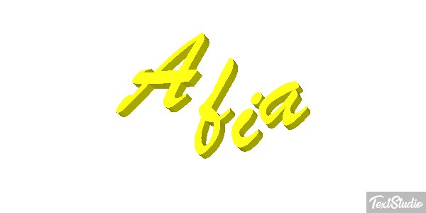 Afia Text effect