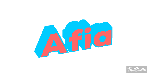 Afia Text effect
