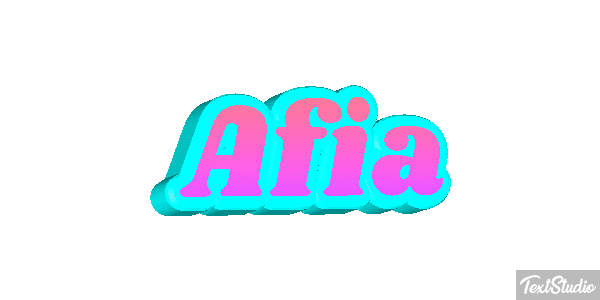 Afia Text effect