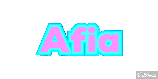 Afia Text effect