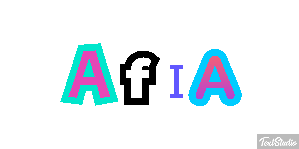 Afia Text effect