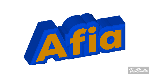 Afia Text effect