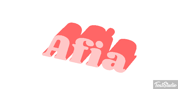 Afia Text effect