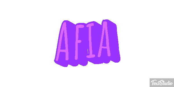 Afia Text effect