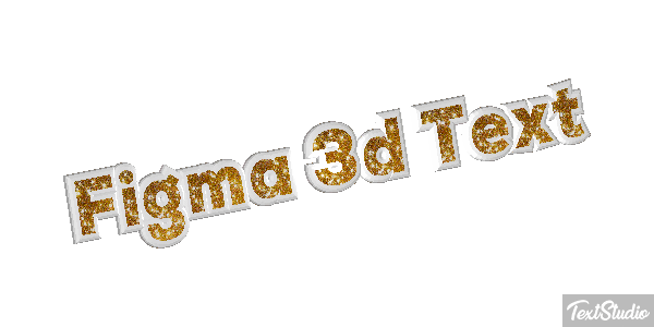 Figma 3D Text Text effect