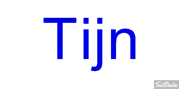 Tijn Text effect