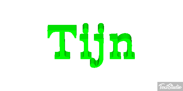 Tijn Text effect