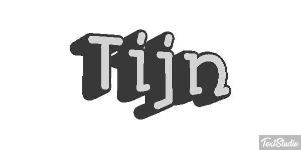Tijn Text effect