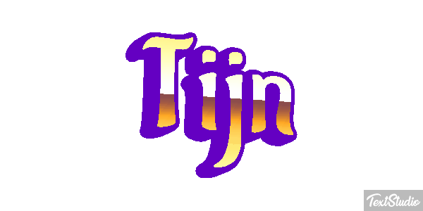 Tijn Text effect