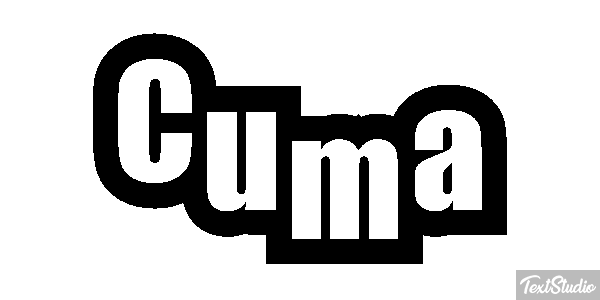 Cuma Efecto de texto