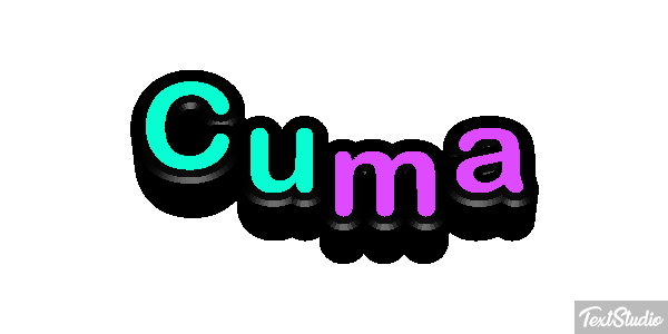 Cuma Efecto de texto
