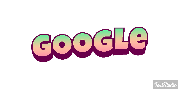 Google Tekst effect